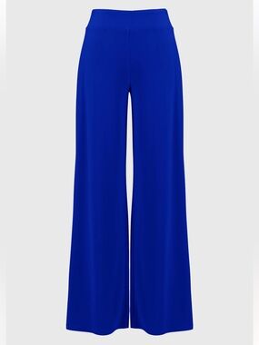 Slinky. Wide-Leg High-Waist Wide Leg Pants in Royal Sapphire Blue NWOT. Size Med